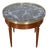 French Louis XVI-Style Mahogany Bouillotte Table with Marble Top, Early 20th Cen For Sale