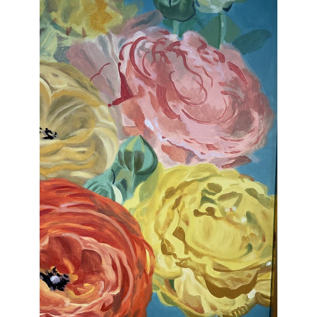 Late 20th Century Late 20th Century Floral Painting For Sale - Image 5 of 7