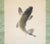 1930s "Leaping Carp", Early Showa Era Japanese Silk Scroll Painting For Sale - Image 5 of 18