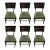 1940s Gaston Poisson Attributed French Art Deco Dining Chairs - Set of 6 For Sale