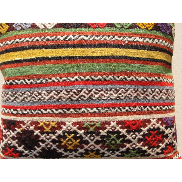 Textile Kilim Rug Pillow Cover For Sale - Image 7 of 13