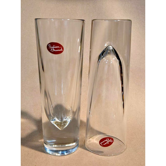 Mid-Century Modern Vintage Carlo Moretti "Italian Brunch" Weighted Bullet Highball Glasses, Set of 8 For Sale - Image 3 of 14
