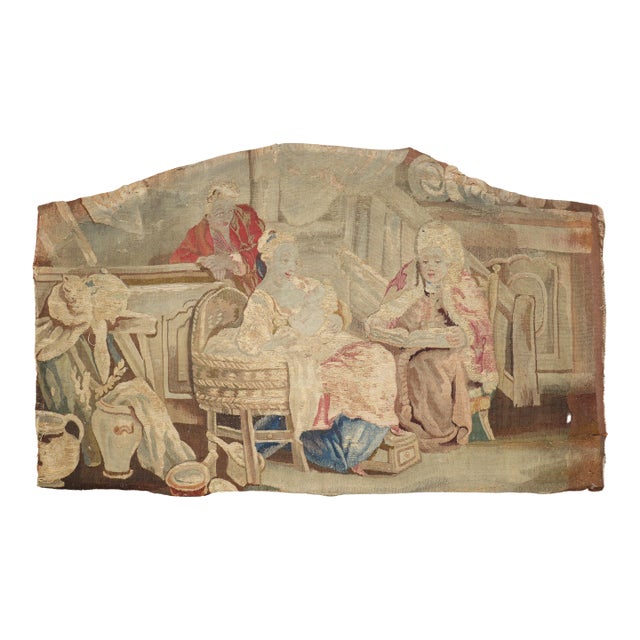 18th Century Tapestry Fragment For Sale