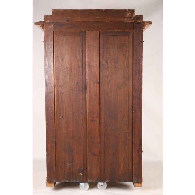 Biedermeier Secretary Desk in Birch, 1820 For Sale - Image 11 of 18