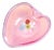 Fratelli Toso Murano Vintage Millefiori Wild Flowers Pink Opalescent Italian Art Glass Heart Bowl For Sale