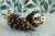 Tiger's Eye Christmas Tree Lamp Finial on Brass Hardware For Sale - Image 4 of 8