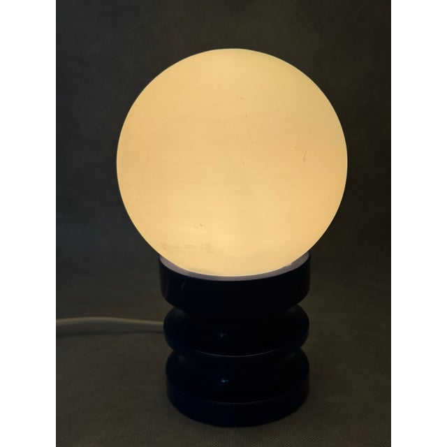 Space Age Table Lamp with Spherical Shade, Germany, 1970s For Sale - Image 9 of 10