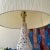 Off-white 1960s Vintage Ceramic Lamp With Shade For Sale - Image 8 of 11