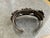 Southwestern Turquoise and Silver Cuff Bracelet Signed W C For Sale - Image 4 of 7
