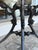 Metal S. Lecon Circa 1990 Neoclassical Cast Metal Patio Dining Set, 42 Inches For Sale - Image 7 of 18