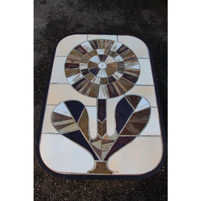Fleur Coffee Table by Roger Capron, 1960s For Sale - Image 10 of 10