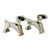 Late 20th Century Pair of Art Deco Style Chrome Finish Dog Sculptures in the Manner of E. Nokolsky For Sale - Image 13 of 14