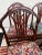 A Very Fine Set of 6 English George III Carved Mahogany Hepplewhite Dining Chairs, Circa 1790's England, Circa 1790's...