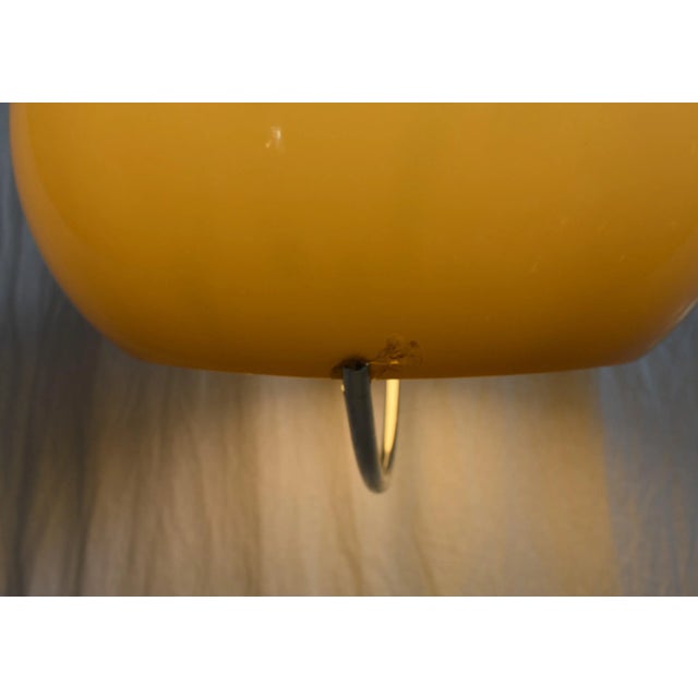 Goldenrod Mid-Century White Pendant Lamp by Guzzini for Meblo, 1970s For Sale - Image 8 of 16