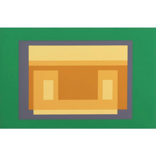 "Variant" serigraph by Josef Albers from the monumental "Formulation : Articulation" published by Harry N. Abrams and...