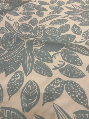 Marimekko Viikuna Tropical Leaves Fabric Remnant