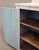 Antique Rustic Pine Two Door Cabinet With Distress Painted and Stenciled Surface For Sale - Image 14 of 18