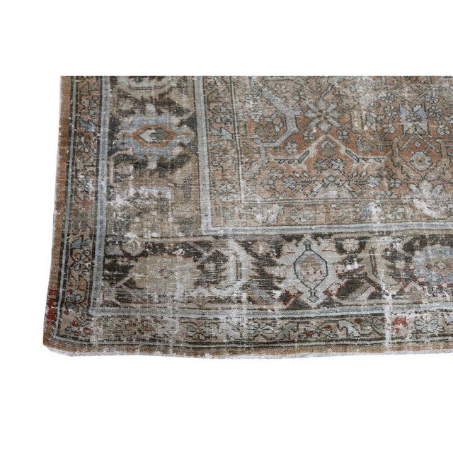 Late 19th century rug with ireplacable charm. Showing the generations of service to owners with still many years to go. It...