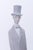 Lladro Porcelain Tall Figure of Man & Woman W. Dog For Sale - Image 11 of 14