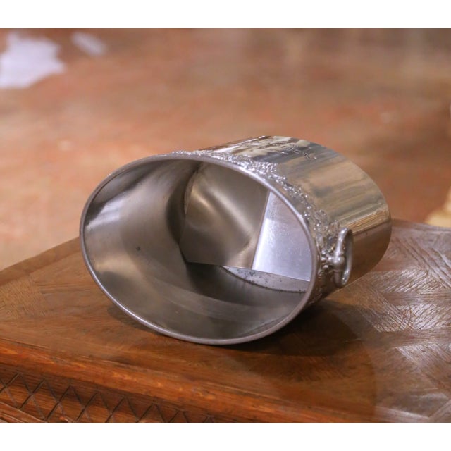 Early 20th Century French Moët & Chandon Pewter Two-Bottle Champagne Cooler For Sale - Image 10 of 12