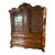 Mid 19th Century European-Style Marquetry Hutch For Sale