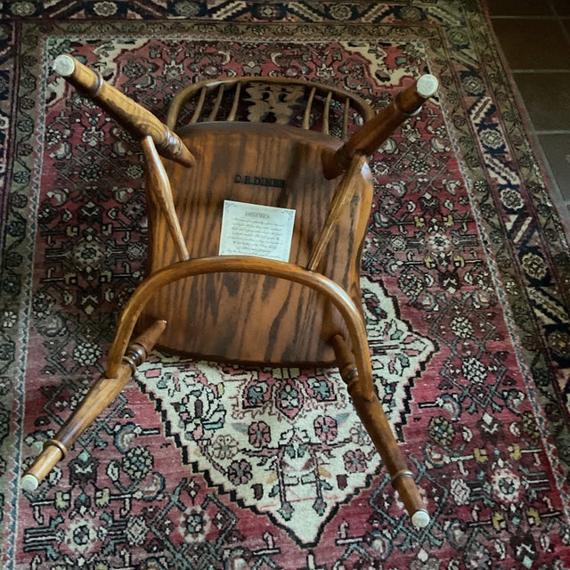 2000 - 2009 Drdimes Wooden Windsor Style Side Chair For Sale - Image 5 of 12