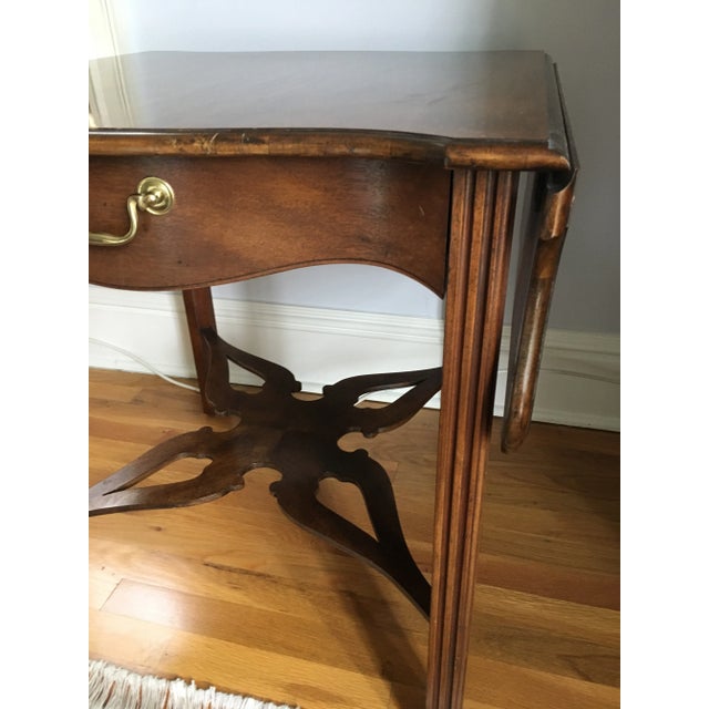1970s Baker Drop Leaf Table For Sale - Image 10 of 12