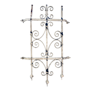 Antique Iron Architectural Door Detail