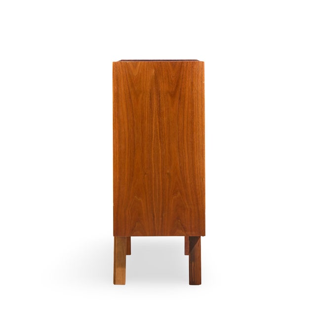 Jens Risom Jens Risom Mid Century Walnut Book Case - Pair For Sale - Image 4 of 10