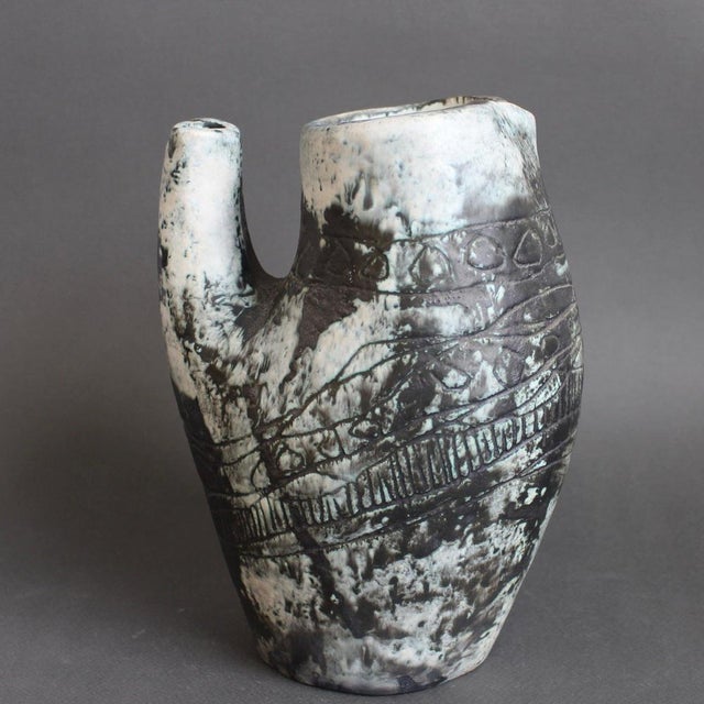 Vintage French Ceramic Pitcher by Jacques Blin For Sale - Image 6 of 18