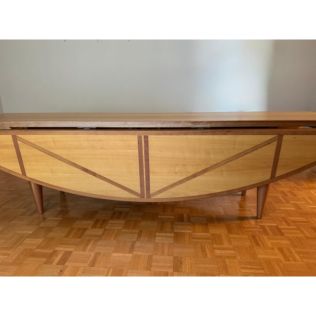 Oval Modern Dining Table, "Affusoalato" By Adolfo Natalini For Driade For Sale - Image 9 of 11