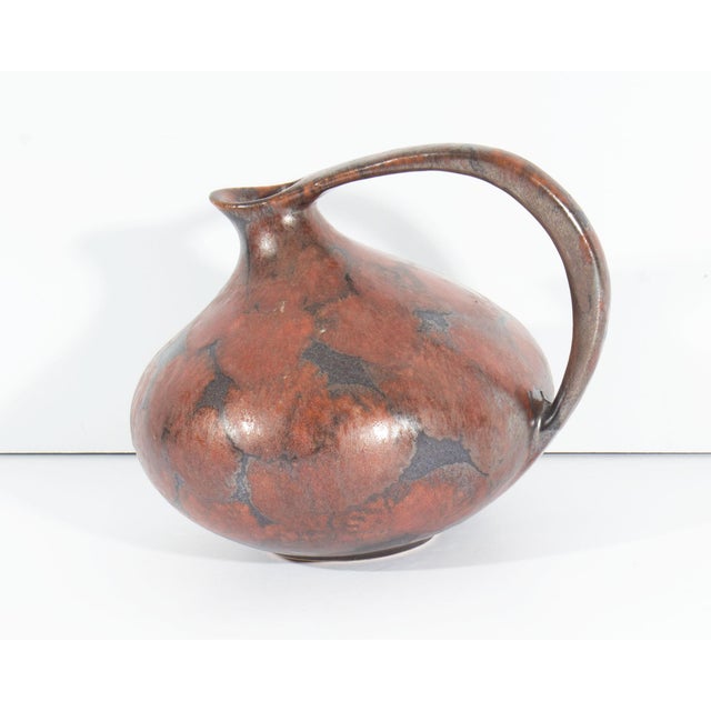 Mid 20th Century West German Ceramic Pitcher by Kurt Tschorner for Ruscha Keramik For Sale - Image 4 of 8