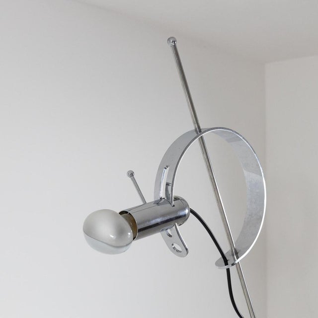 1970s Chromed Table Lamp, 1970s For Sale - Image 5 of 16