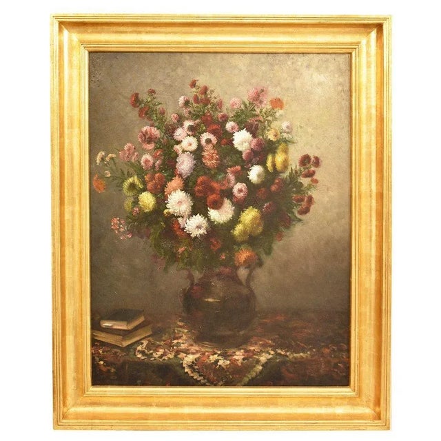 Antique Painting, Oil on Canvas, 19th Century For Sale - Image 8 of 8
