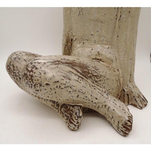 Large Mid-Century Belgian Ceramic Figurine from Emiel Laksakris, 1960s For Sale - Image 12 of 15