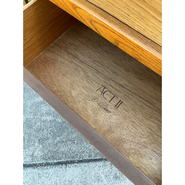 Late 20th Century Vintage Dixie “Act 2” Campaign Dresser For Sale - Image 5 of 12