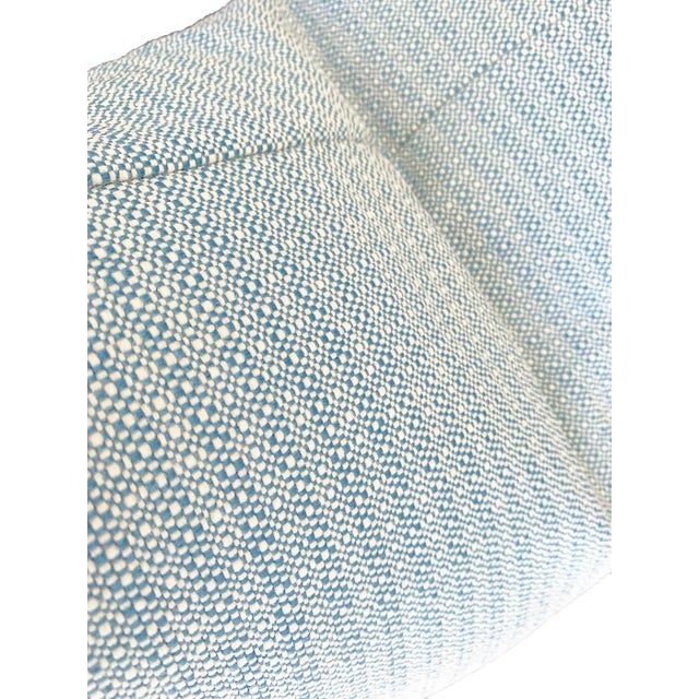 Turquoise Outdoor Sofa Pillows - a Pair For Sale - Image 4 of 4