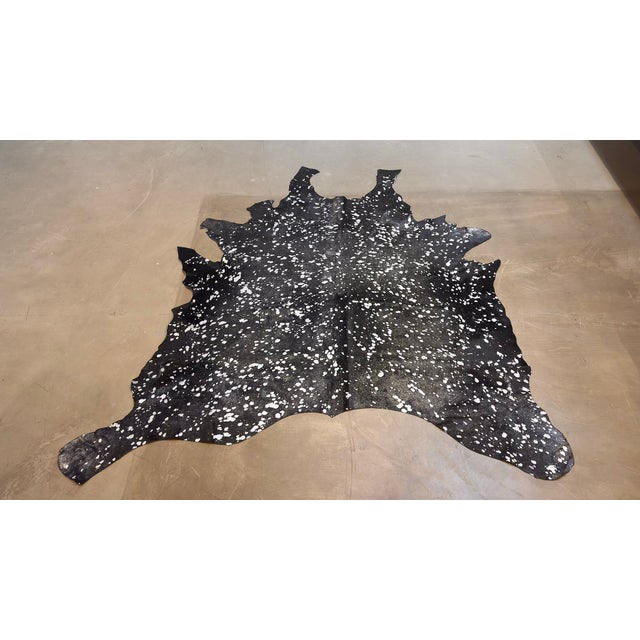 Boho Chic Modernized Cowhide For Sale - Image 3 of 4