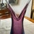 A 1970s Modern Purple and Blue Sommerso Murano Glass Vase by Flavio Poli For Sale - Image 11 of 13