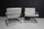Mid-20th Century Pair of Scoop Chairs Attributed to Milo Baughman in Holly Hunt Performance Fabric For Sale In Dallas - Image 6 of 10