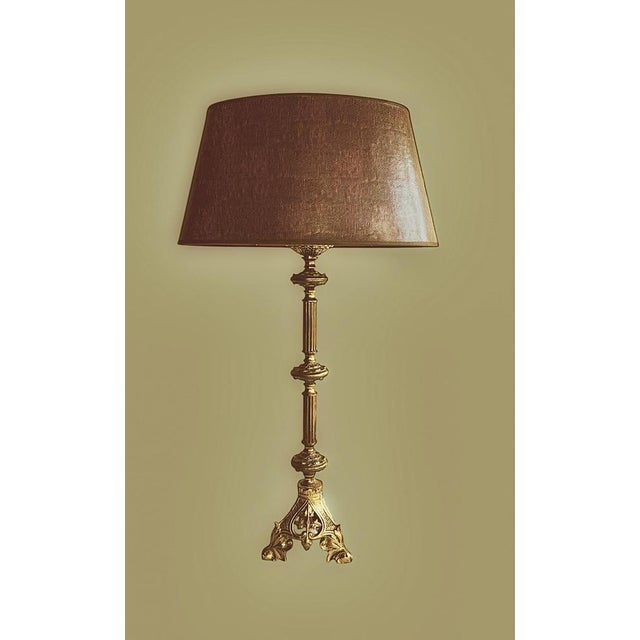 Early 20th Century Renaissance French Table Lamp, 1890s For Sale - Image 4 of 15