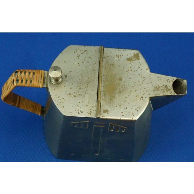 20th Century Art Deco Silver-Plated Teapot by WMF Württembergische Metallwarenfabrik, Germany, 1890s For Sale - Image 14 of 18