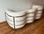 Zanotta Vtg 'Onda' Sofa by De Pas D’Urbino + Lomazzi for Zanotta 1980s Cream + Chrome For Sale - Image 4 of 14