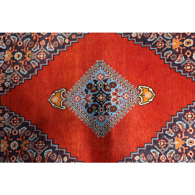 Textile 1950s, Handmade Vintage Persian Bidjar Rug 2.2' X 2.8' For Sale - Image 7 of 10