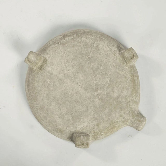 Early 21st Century Artisan Tribal-Style Stone Vessel Platter For Sale In Houston - Image 6 of 7