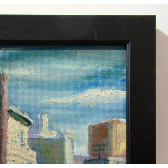 John Schweikhard Red Pick Up C. 1970 Painting For Sale - Image 4 of 6