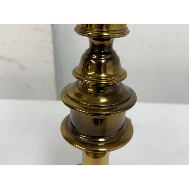 Brass Stiffel Late 20th Century Brass Table Lamp For Sale - Image 8 of 12