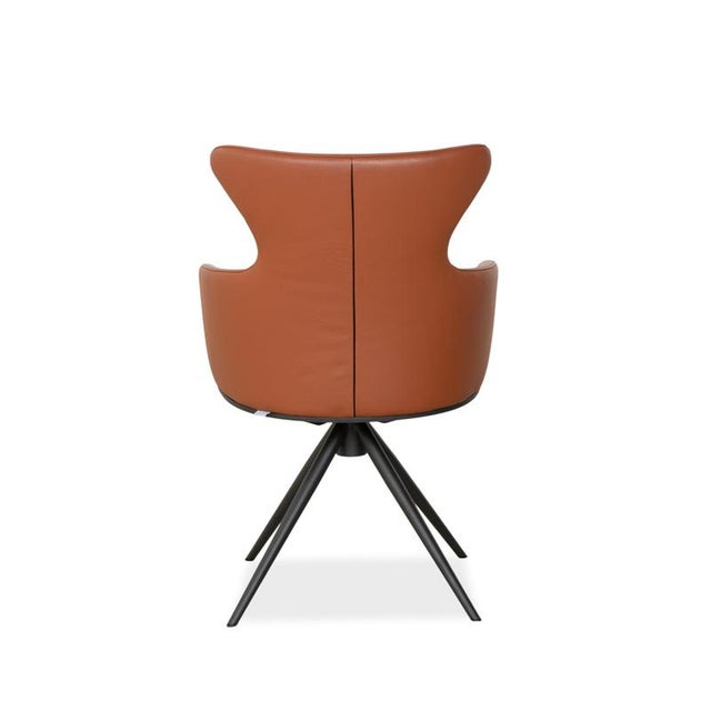 Luno Chair in Brown Leather from Bert Plantagie For Sale - Image 12 of 14