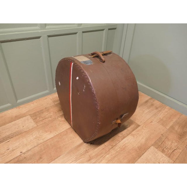 Animal Skin Large Theatrical Hat Box, 1950 For Sale - Image 7 of 8