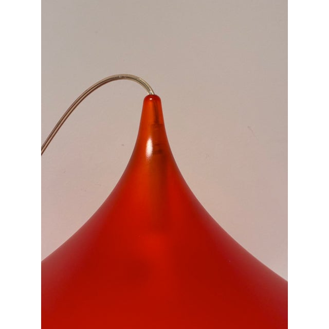 Red Conical Pendant Lamps from Art Plex, Italy, 2010, Set of 2 For Sale - Image 4 of 6